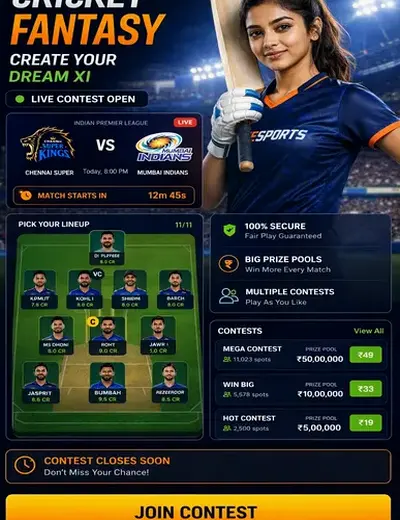 Hero11 (hero11 apk) fantasy cricket & matchday visual 3